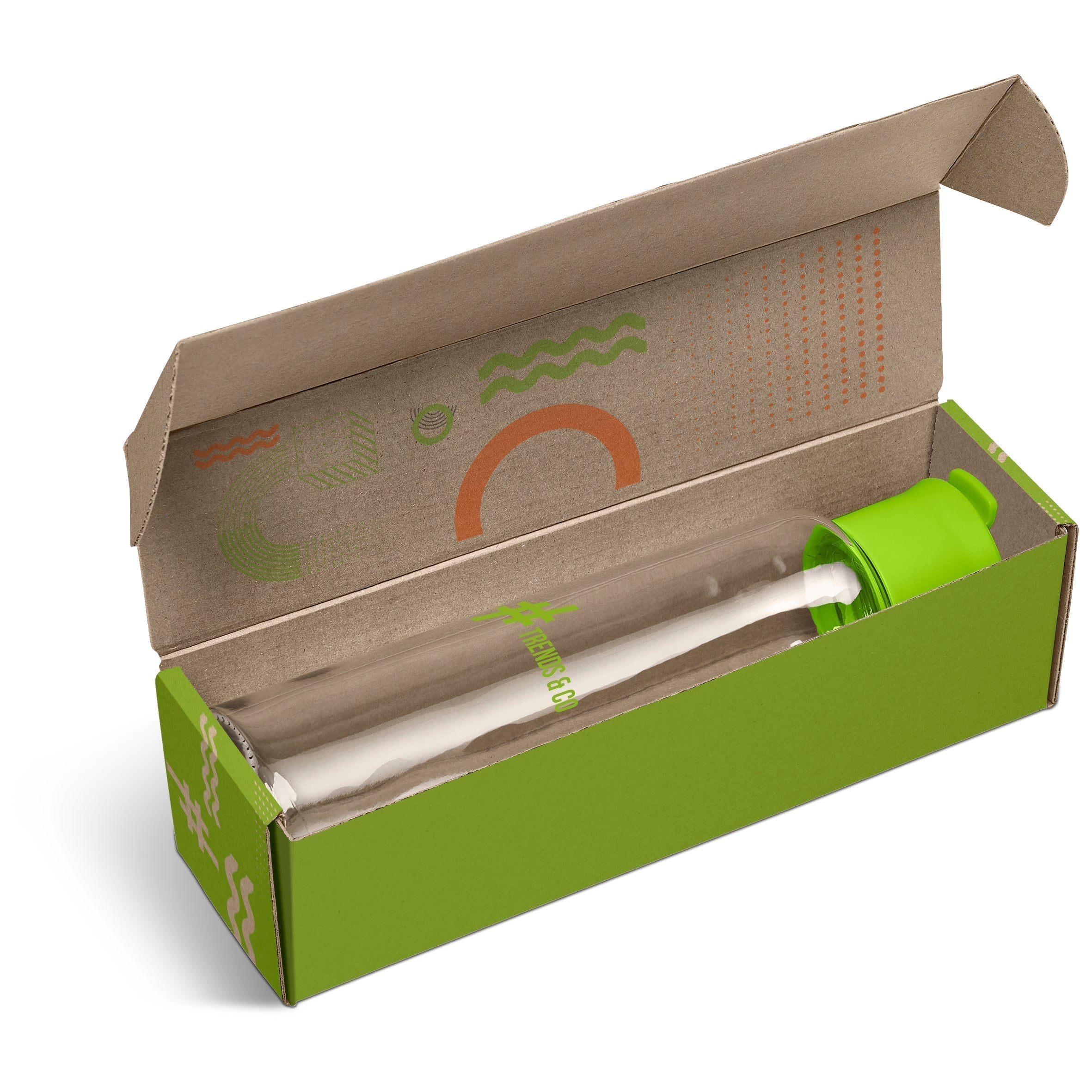 Boost Bottle in Bianca Custom Gift Box-Lime-L