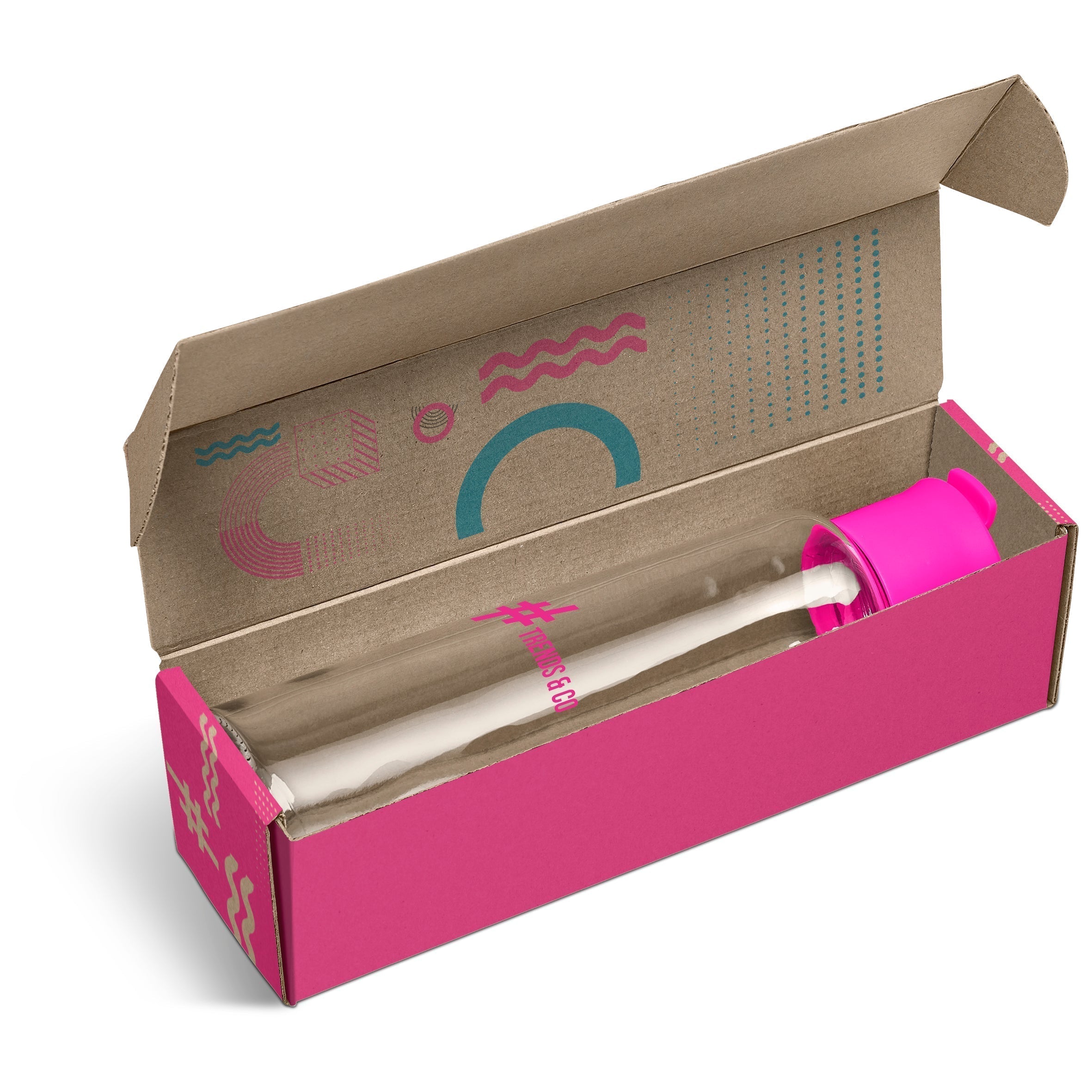 Boost Bottle in Bianca Custom Gift Box-Pink-PI