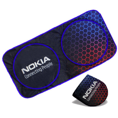 Breeze Windscreen Shade Visor with Edge to Full Colour Print - Visors