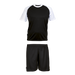 BRT Pitch Soccer Single Set Kiddies Black/White / 9 to 10 / Last Buy - On Field Apparel