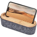 Byoga Recycled PET Felt & Bamboo Stationery Case GREY - Stationery,Bamboo Products,Recycled Products,Stationery,Recycled