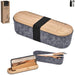 Byoga Recycled PET Felt & Bamboo Stationery Case GREY - Stationery,Bamboo Products,Recycled Products,Stationery,Recycled