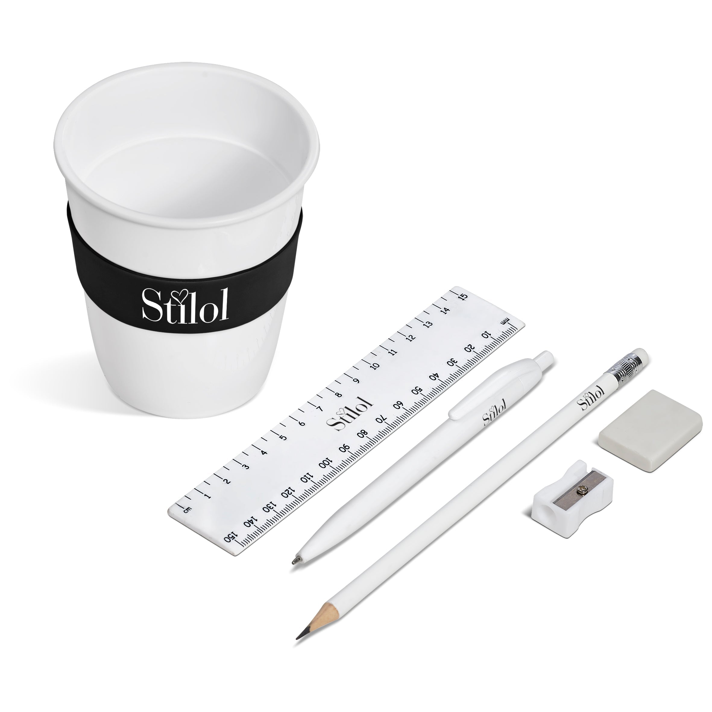 Caddypop Stationery Set-Black-BL