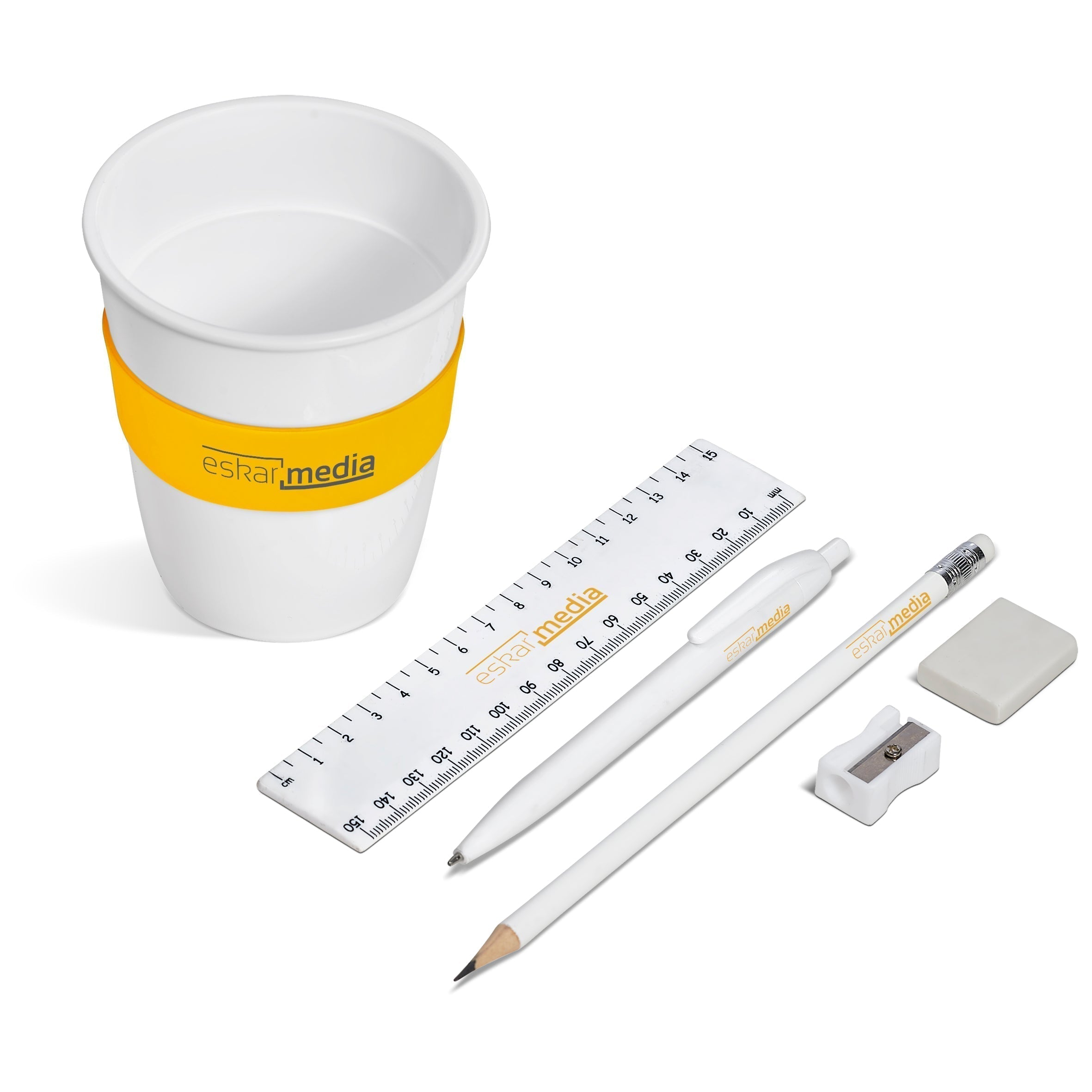Caddypop Stationery Set-Yellow-Y