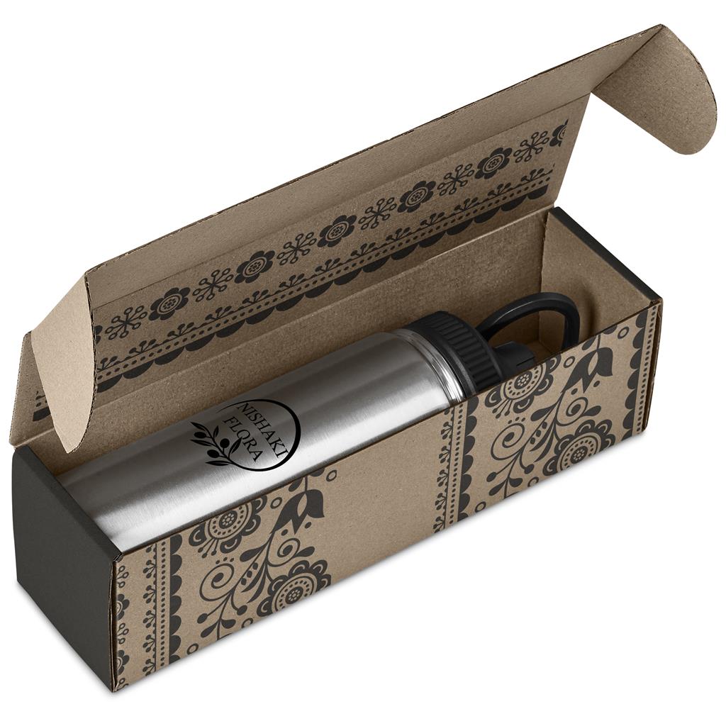 Cardozo Bottle in Bianca Custom Gift Box BLACK - Bottles Flasks And Tall Tumblers In Boxes,Custom Packaging
