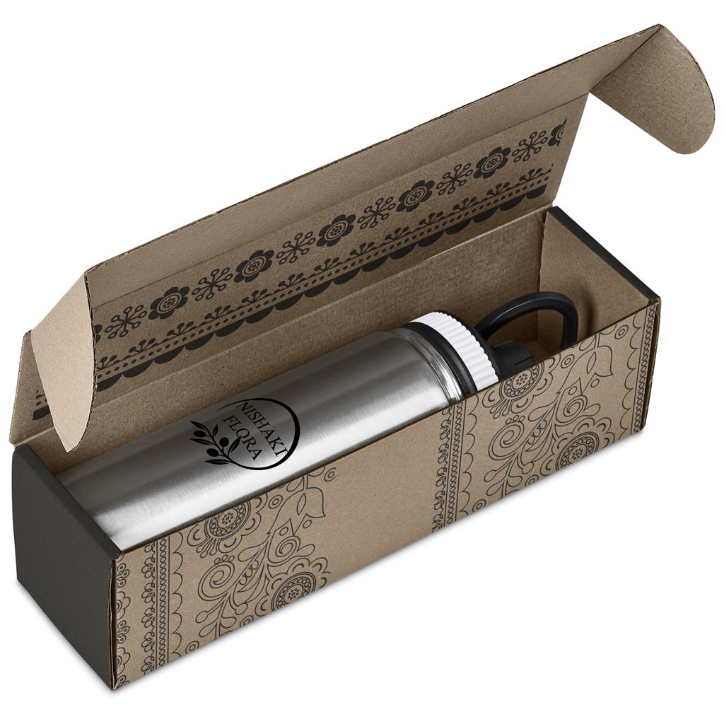 Cardozo Bottle in Bianca Custom Gift Box SOLID WHITE - Bottles Flasks And Tall Tumblers In Boxes,Custom Packaging