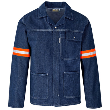 Cast Premium 100% Cotton Denim Jacket - OT - A-2XL-Blue-BU