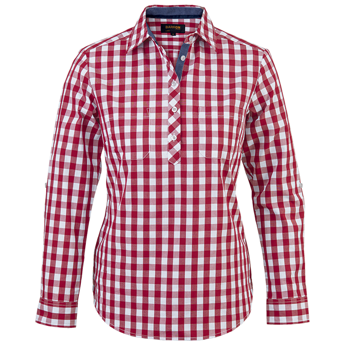 Cedar Blouse Ladies Wine Red / XL / Regular - Shirts-Corporate