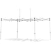 Coated Steel Sublimated Gazebo 4.5m x 3m - 1 Short Full-Wall Skin - Gazebos