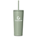 Concorde Stainless Steel & Plastic Double-Wall Tumbler Straw - 720ml SAGE - Travel Mugs and Tumblers,Ideas for Summer,Drinkware