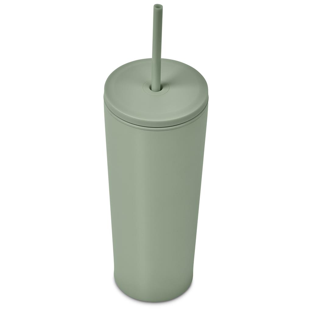 Concorde Stainless Steel & Plastic Double-Wall Tumbler Straw - 720ml - Travel Mugs and Tumblers,Ideas for Summer,Drinkware