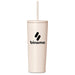 Concorde Stainless Steel & Plastic Double-Wall Tumbler Straw - 720ml CREAM - Travel Mugs and Tumblers,Ideas for Summer,Drinkware