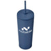 Concorde Stainless Steel & Plastic Double-Wall Tumbler Straw - 720ml - Travel Mugs and Tumblers,Ideas for Summer,Drinkware