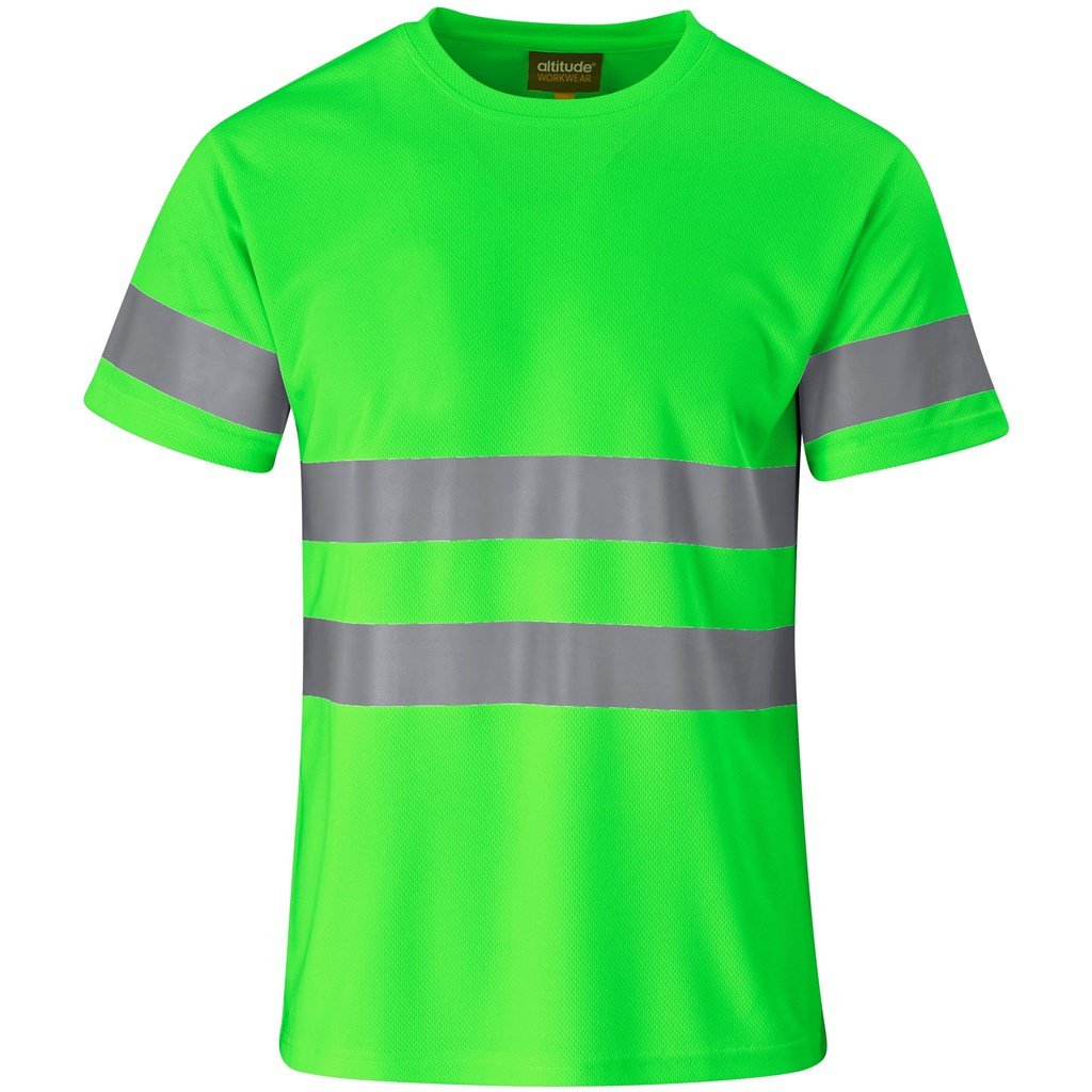 Construction Hi-Viz Reflective T-Shirt S / Lime / L - Shirts & Tops