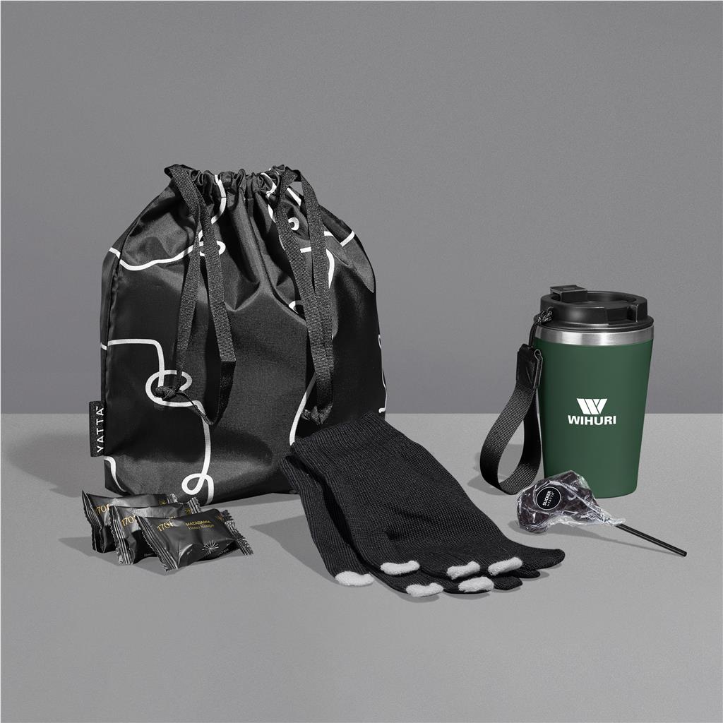 Cute & Cosy Hamper DARK GREEN - Desk Drop Hampers,Unisex Hampers