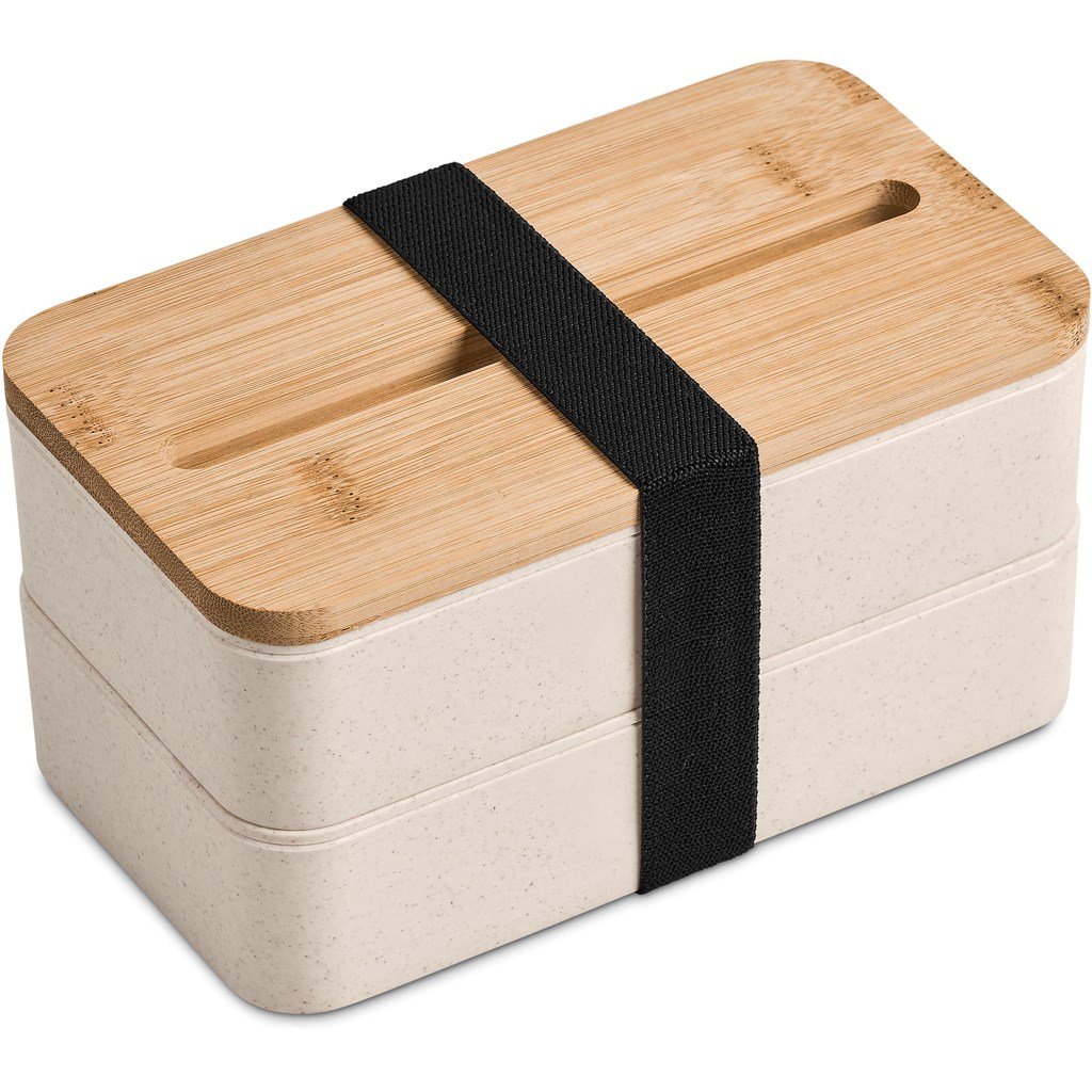 Dura Wheat Straw & Bamboo Lunch Box Set NATURAL - Foodware,Eco-Friendly,Wheat Products,Ideas for Work