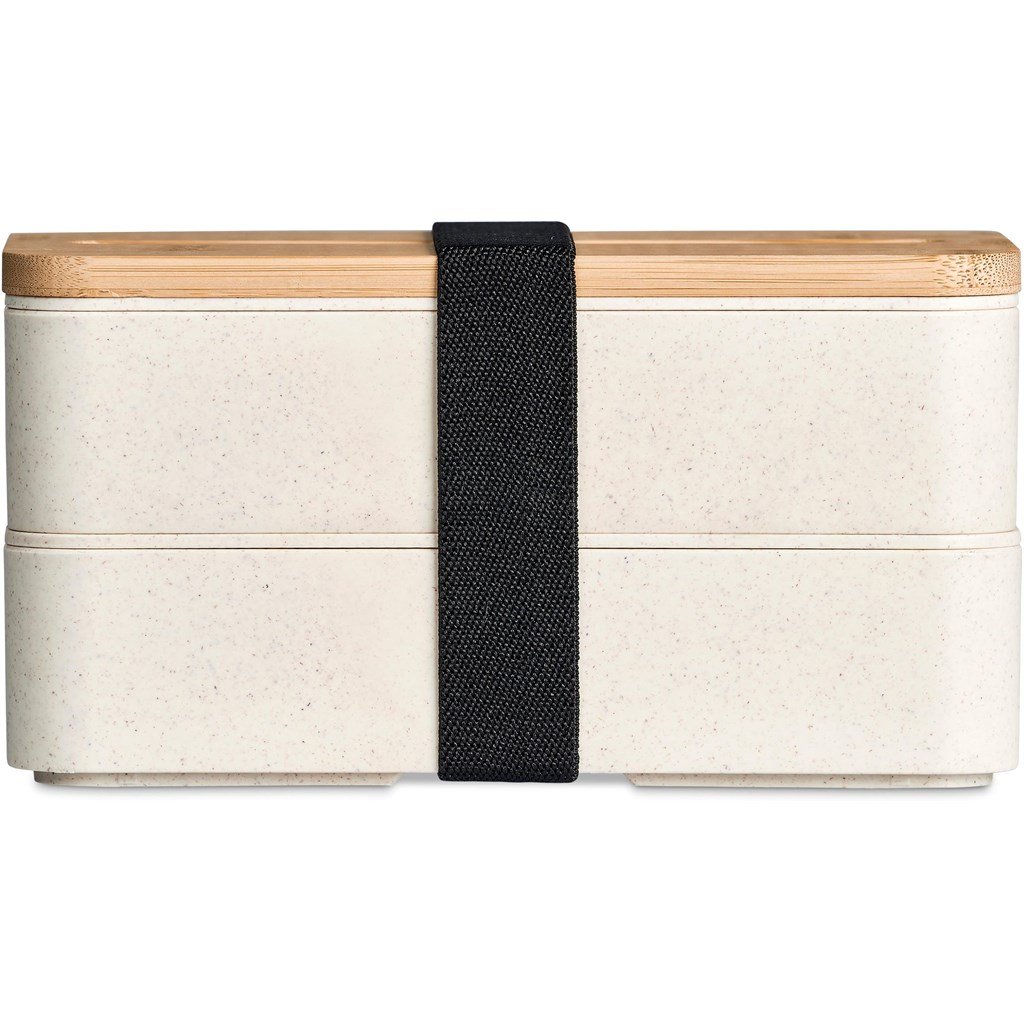 Dura Wheat Straw & Bamboo Lunch Box Set NATURAL - Foodware,Eco-Friendly,Wheat Products,Ideas for Work