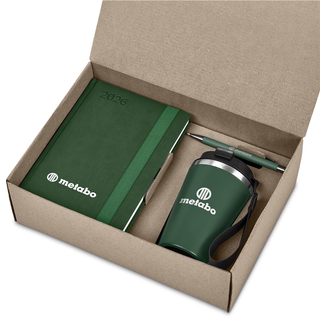 Echoism Diary Gift Set DARK GREEN - Diaries 2026,Diaries 2026,New Items,Diary Sets 2026