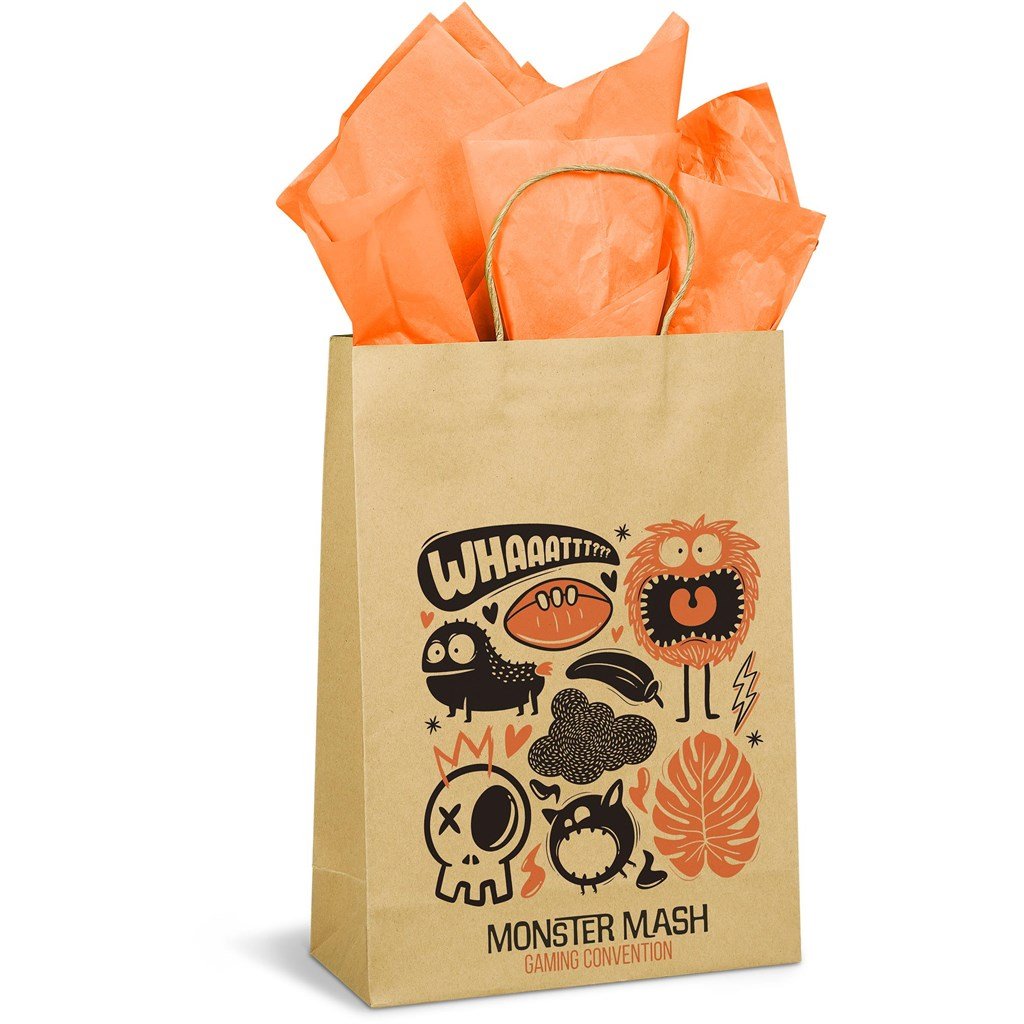 Custom Ecological Maxi Gift Bag 150gsm Natural / NT - Bags