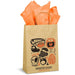 Custom Ecological Maxi Gift Bag 150gsm Natural / NT - Bags