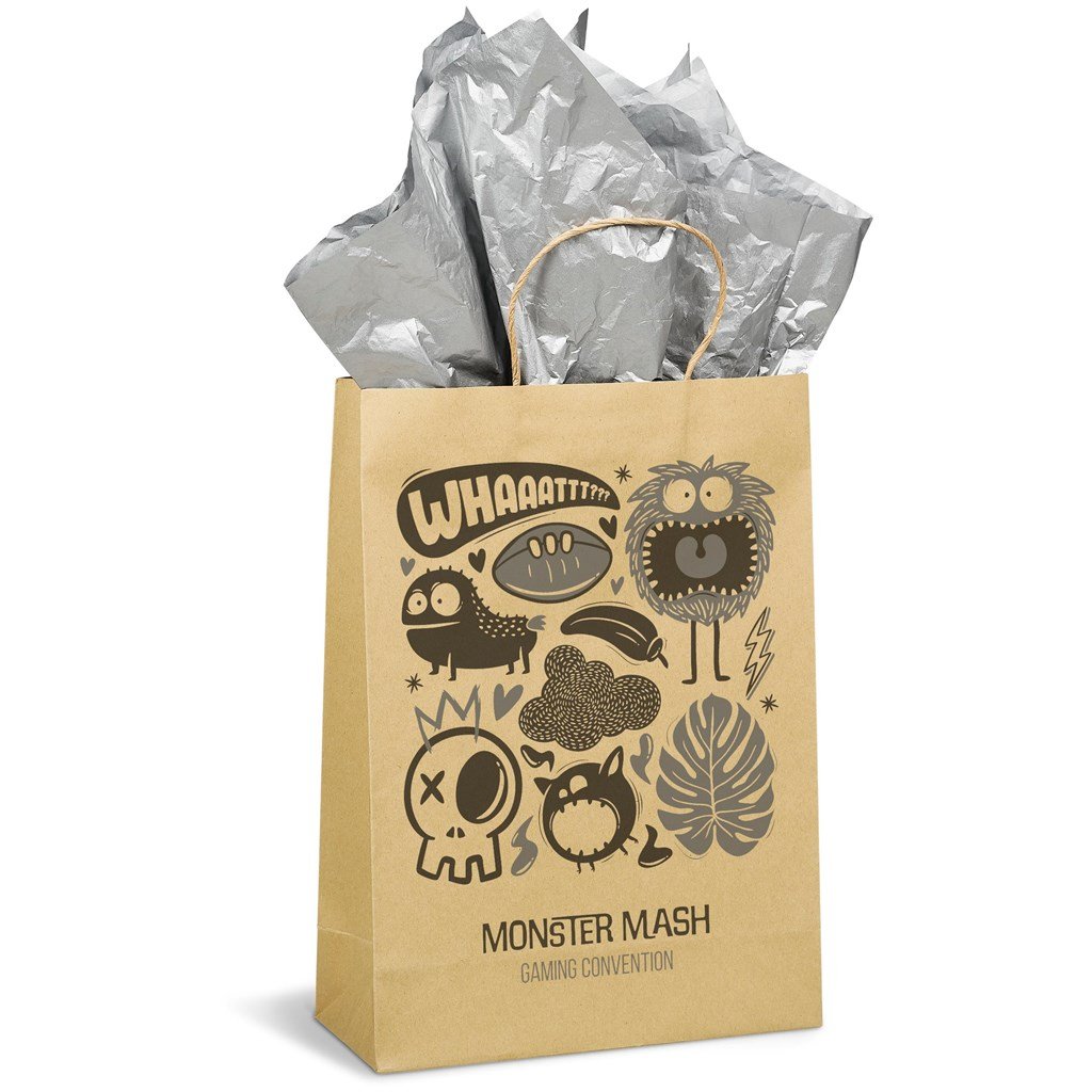 Custom Ecological Maxi Gift Bag 150gsm Natural / NT - Bags