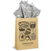 Custom Ecological Maxi Gift Bag 150gsm Natural / NT - Bags