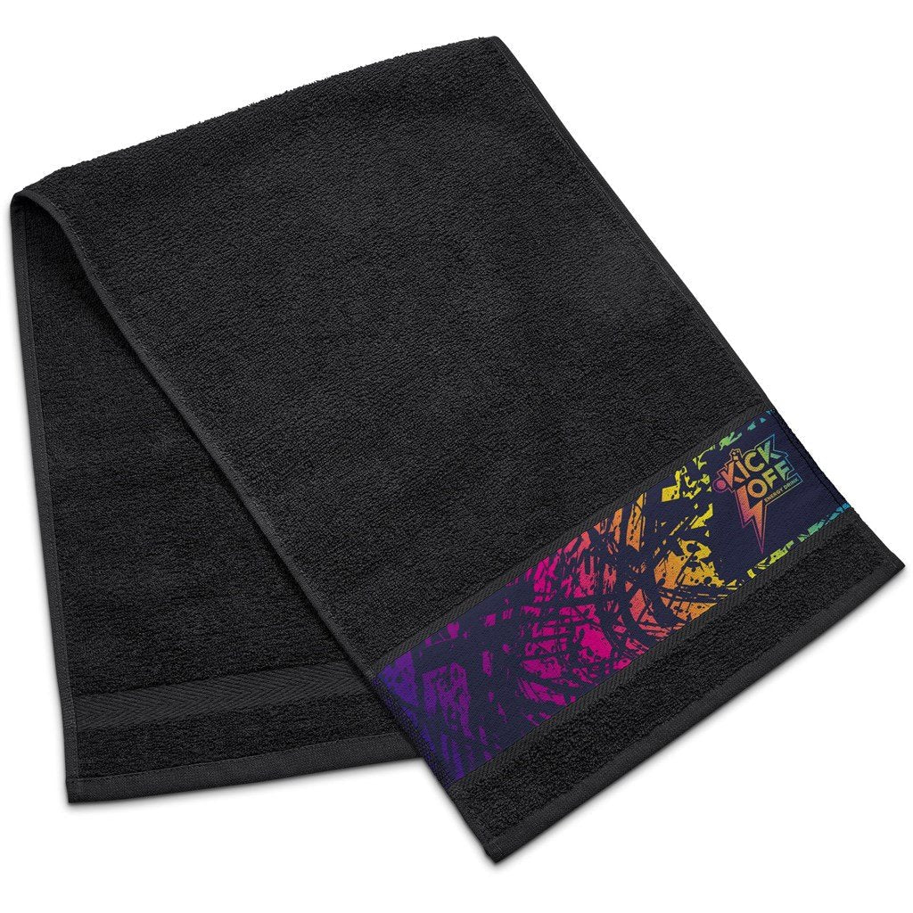Eva & Elm Aldrin Sports Hand Towel Black / BL