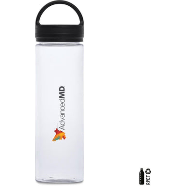 Fierro Recycled PET Water Bottle – 750ml BLACK - Bottles,Recycled Products,Recycled Drinkware,Drinkware