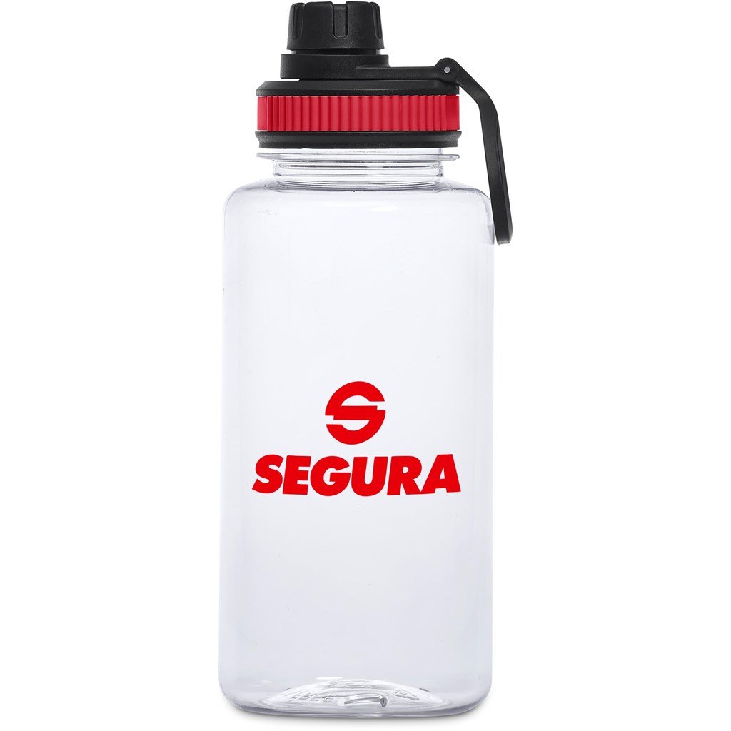Franco Recycled PET Water Bottle – 1Litre RED - Bottles,Recycled Products,Recycled Drinkware,Drinkware