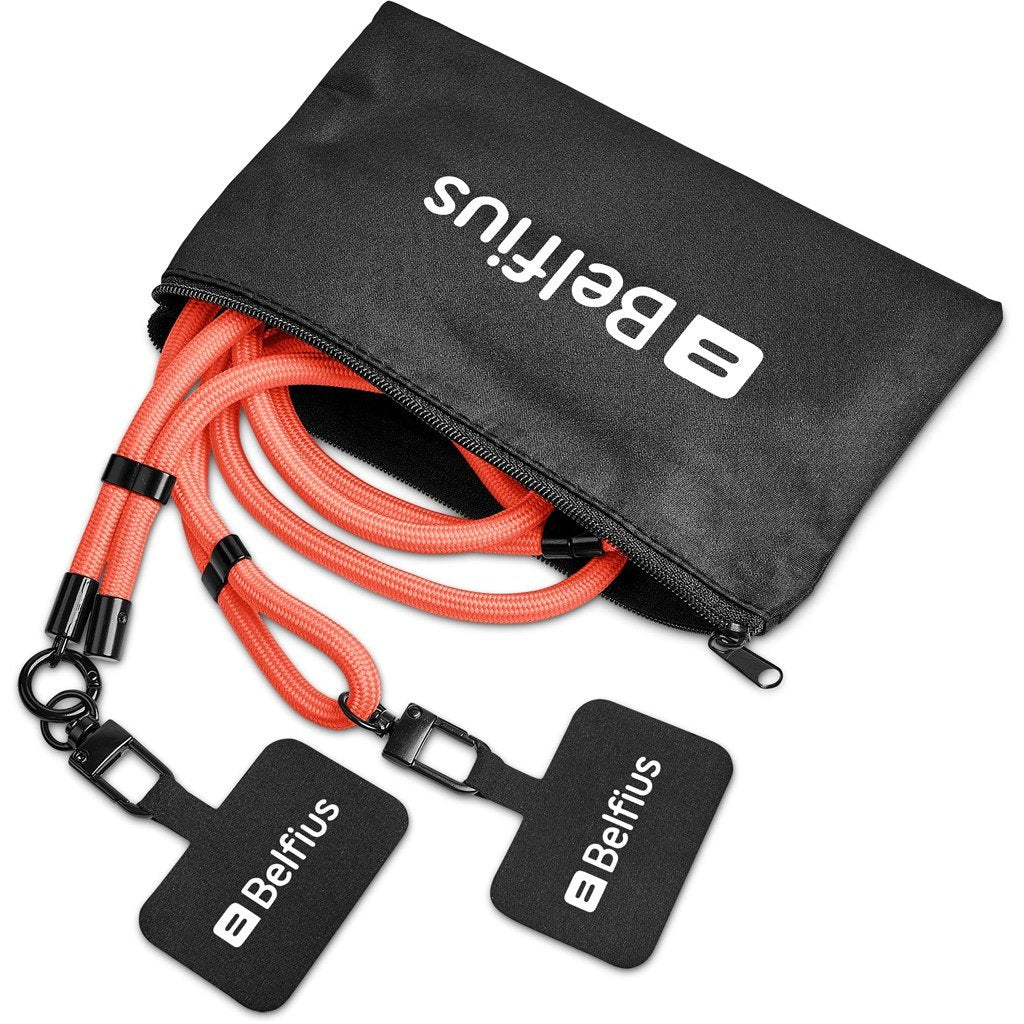 Fusion Crossbody & Wrist Phone Strap Set in Pouch CORAL - Lanyards,Lanyards