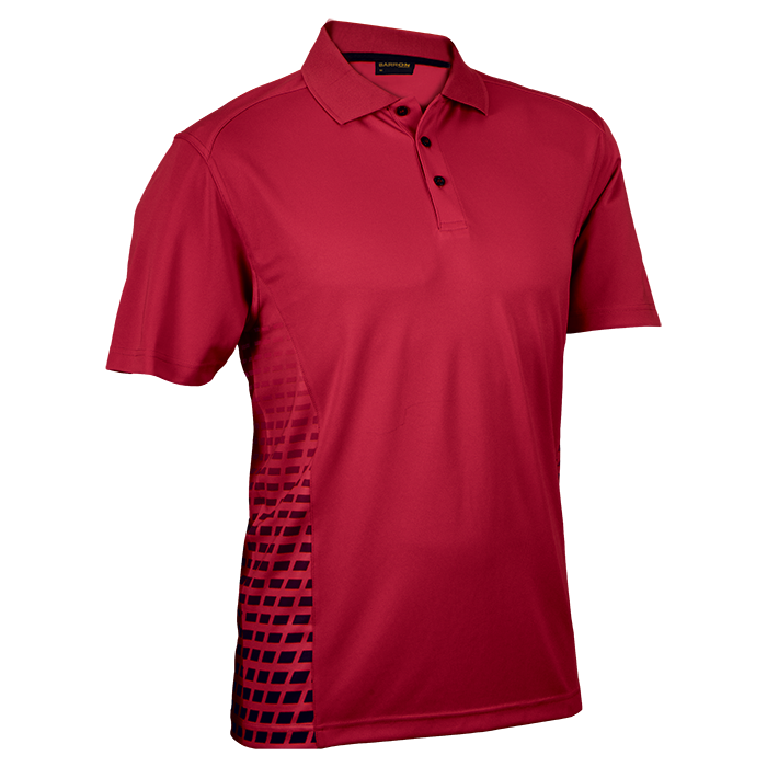 Galaxy Golfer Mens Red/Black / XL / Regular - Golf Shirts