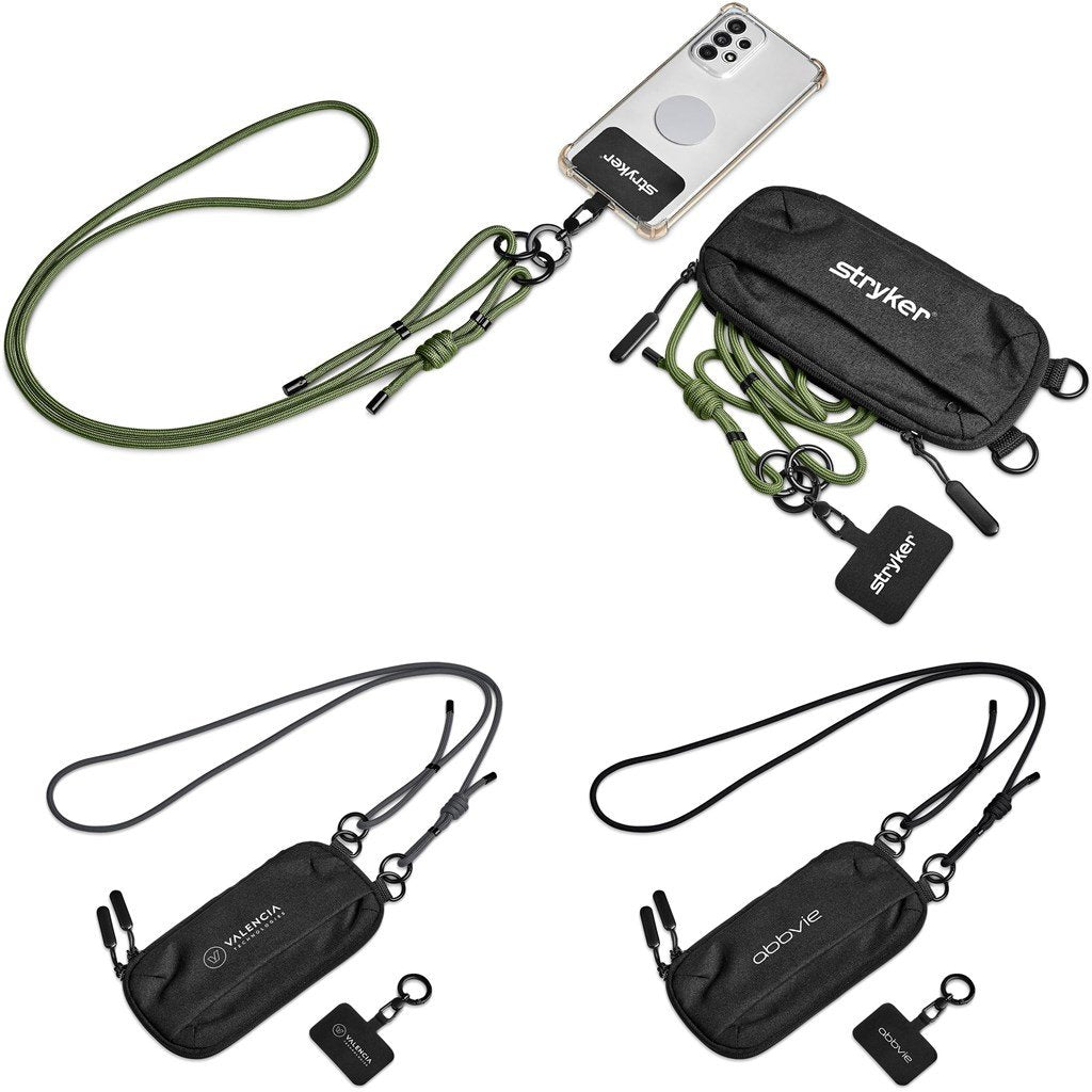 Glam Recycled PET Crossbody Bag & Phone Strap - and Waist Bags,Lanyards,Lanyards