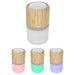 Heiwa Bamboo Bluetooth Speaker & Night Light Natural / NT - Speakers