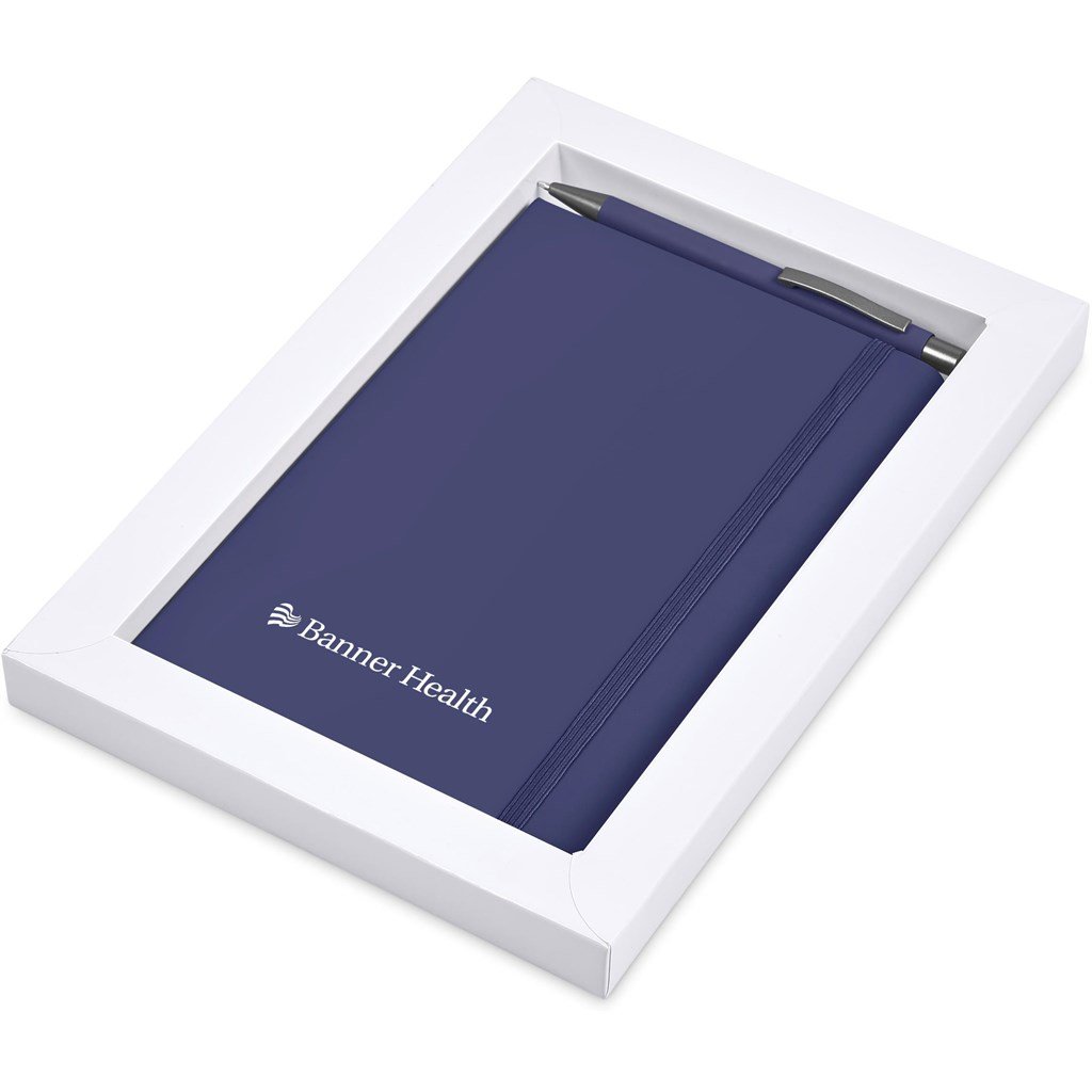 Hibiscus Notebook & Pen Set NAVY - Ideas for Conferences,Ideas Work,Notebook Sets