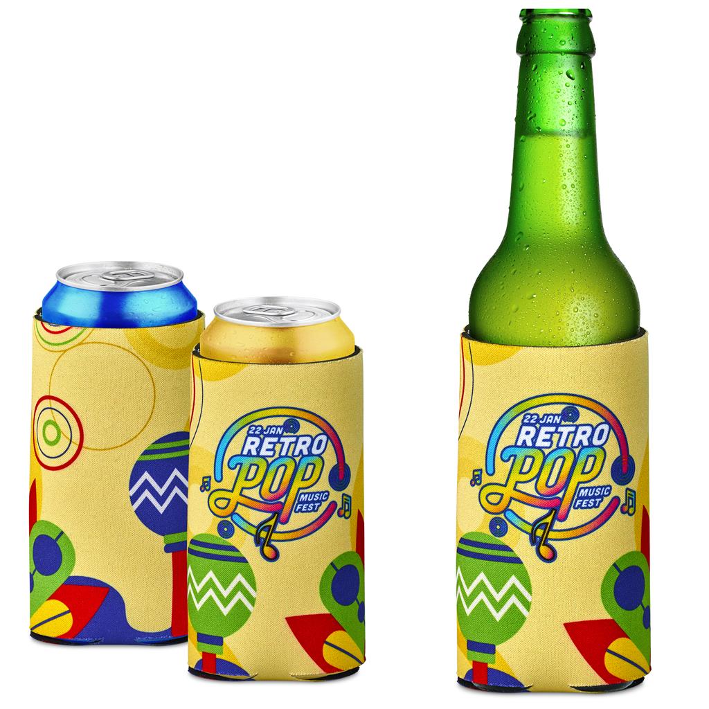 Custom Icey Neoprene Stubby Cooler SOLID WHITE - Coolers and Lunchware,Custom Lunchware