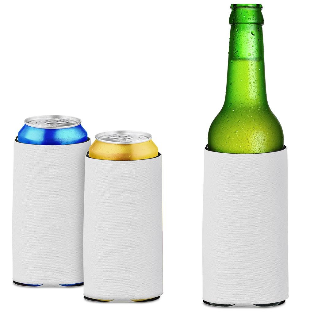 Custom Icey Neoprene Stubby Cooler SOLID WHITE - Coolers and Lunchware,Custom Lunchware