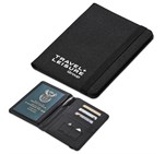 Jetset Recycled PET Passport Travel Wallet Black / BL