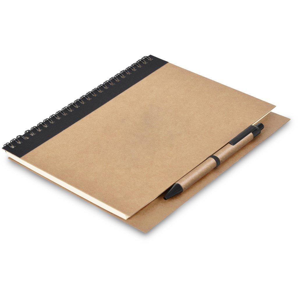 Kalahari A5 Ecological Hard Cover Notebook & Pen - Notebooks Notepads
