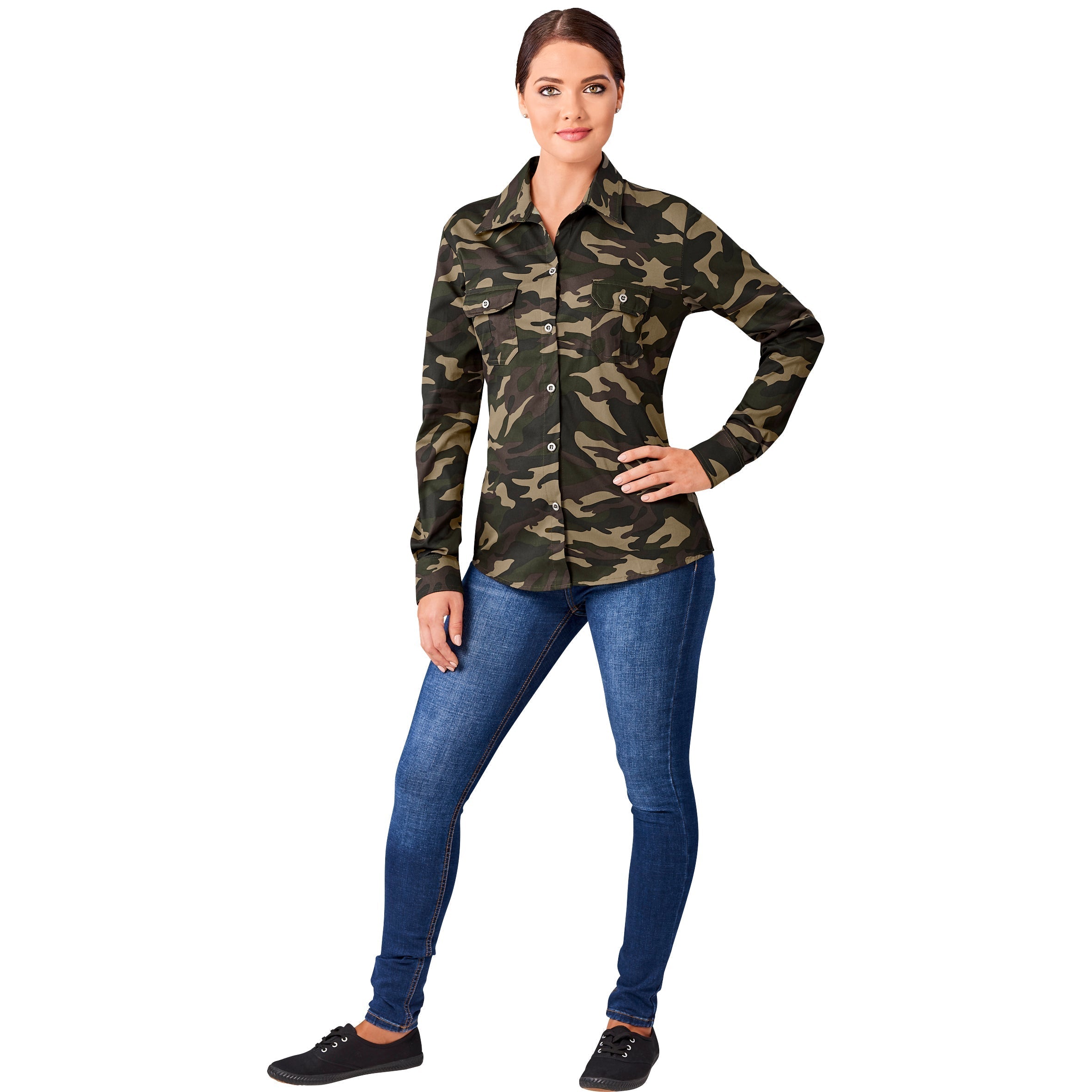 Ladies Long Sleeve Wildstone Shirt - Shirts & Tops
