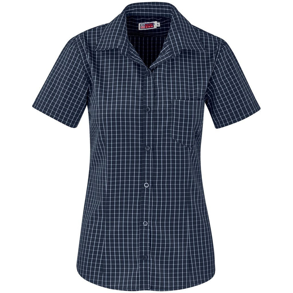 Ladies Short Sleeve Aston Shirt - White