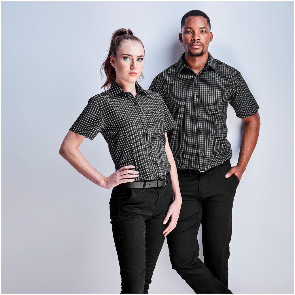 Ladies Short Sleeve Aston Shirt - White