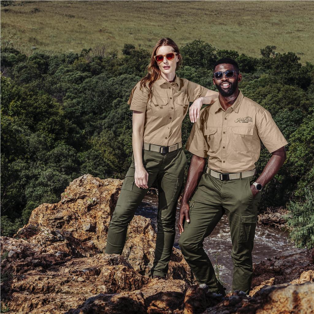 Ladies Short Sleeve Mawenzi Twill Shirt - New Clothing 2025,Shirts,Utility Shirts