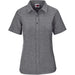 Ladies Short Sleeve Oxford Shirt S / DARK GREY - Lounge Shirts