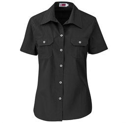 Ladies Short Sleeve Wildstone Shirt-Shirts & Tops