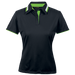 Ladies Vital Golf Shirt Black/Lime/White / XS / Regular - Shirts