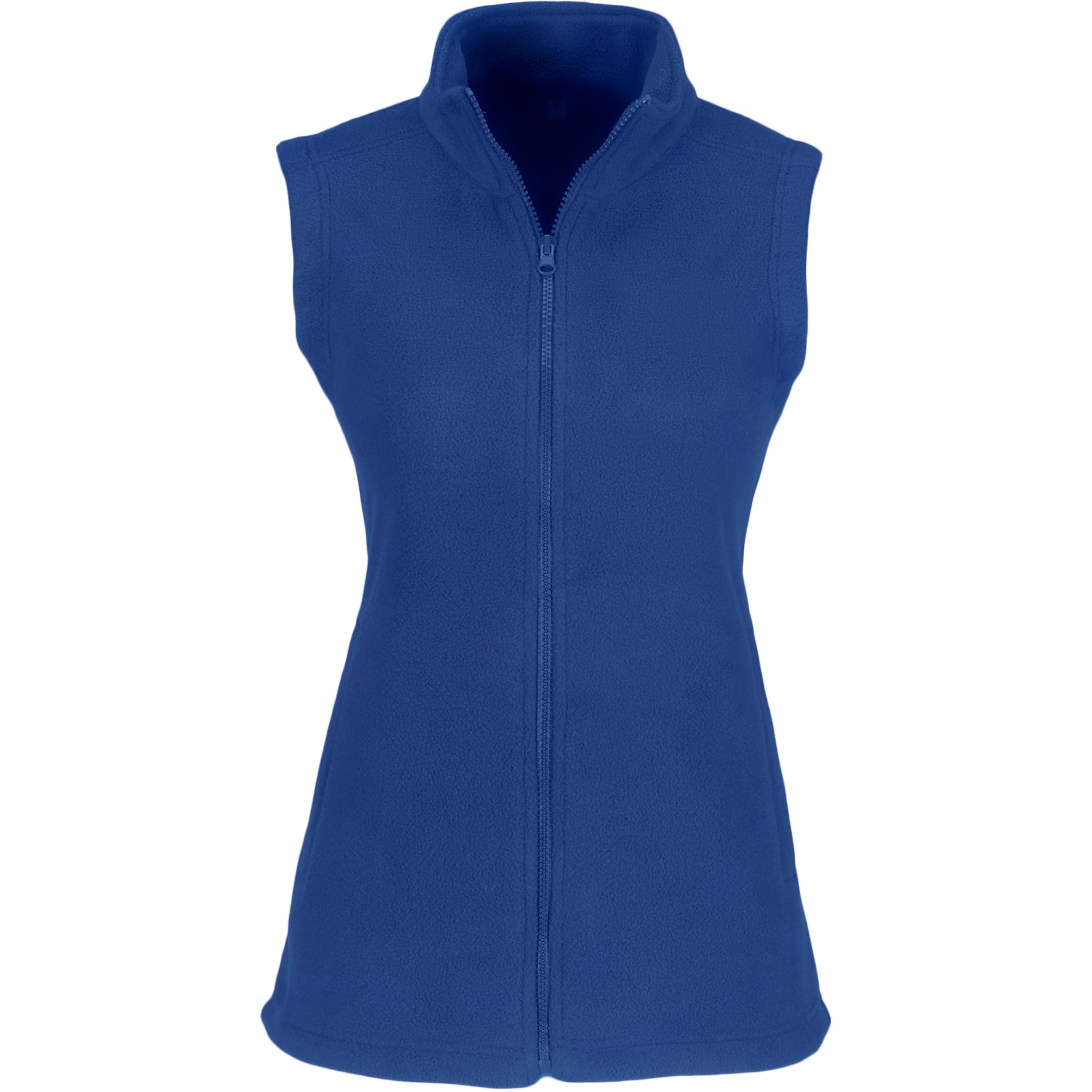 Ladies Yukon Micro Fleece Bodywarmer - Black Only-2XL-Blue-BU