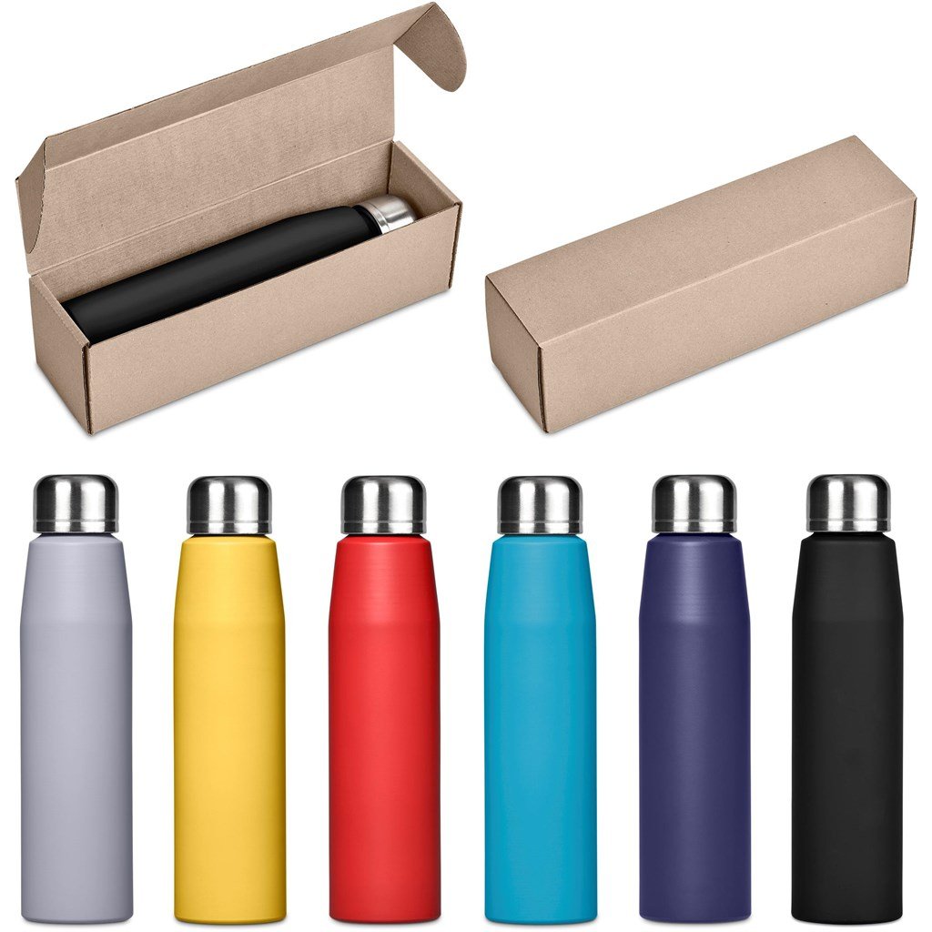 Lamda Lite Bottle in Bianca Custom Gift Box - Bottles Flasks And Tall Tumblers In Boxes,Custom Packaging