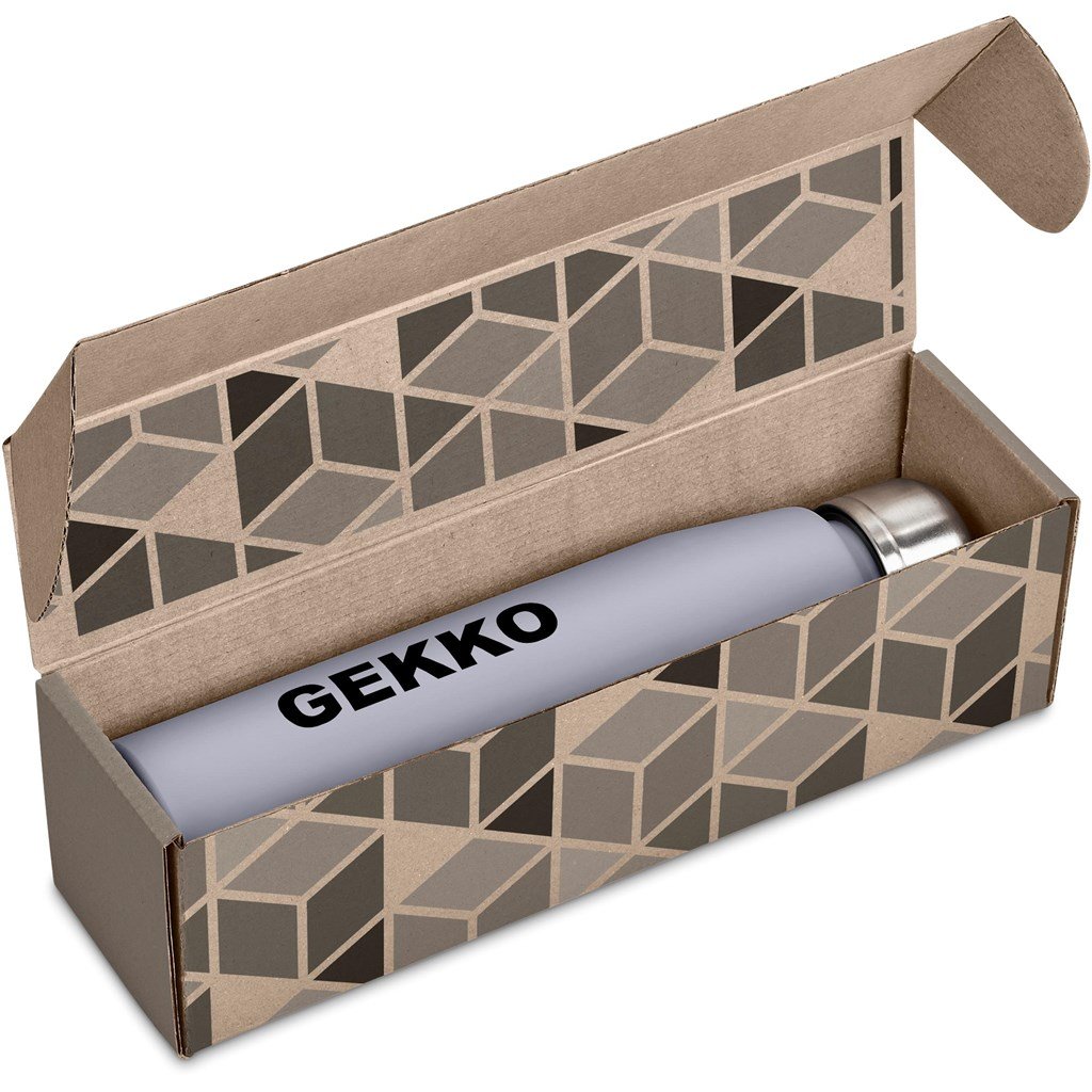 Lamda Lite Bottle in Bianca Custom Gift Box GREY - Bottles Flasks And Tall Tumblers In Boxes,Custom Packaging