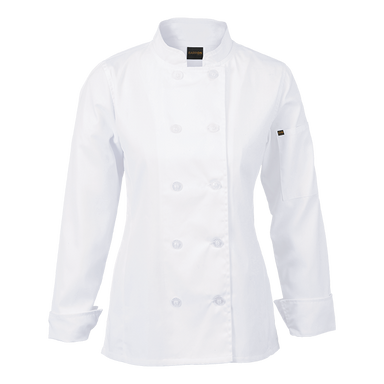 Long Sleeve Savour Chef Jacket Ladies White / XS / Regular - Chef’s Jackets