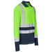 Long Sleeve Surveyor Two-Tone Hi-Viz Golf Shirt - Shirts